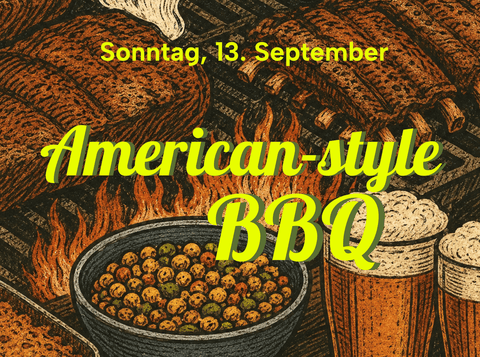 13. September | American BBQ – Sommergrillen im Biergarten